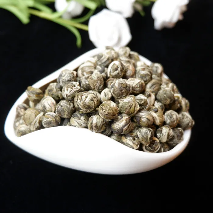 

Organic Jasmine Flower /Tea 2022Yr Jasmine Pearls Natural Fresh Jasmine Dragon Balls The Health Care Green Tea no teapot