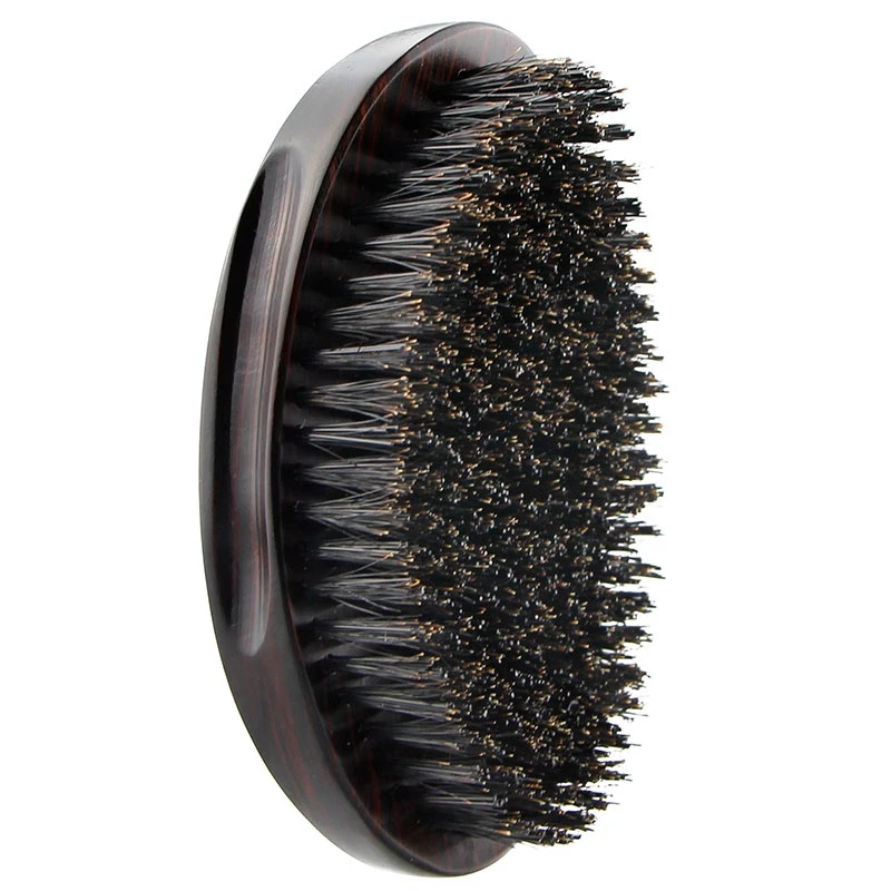 

Solid Wood Boar Shaving Brush Beard Massage Black Boar Bristle Hair Brush Curved Wooden Men Beard Mustache Brushes