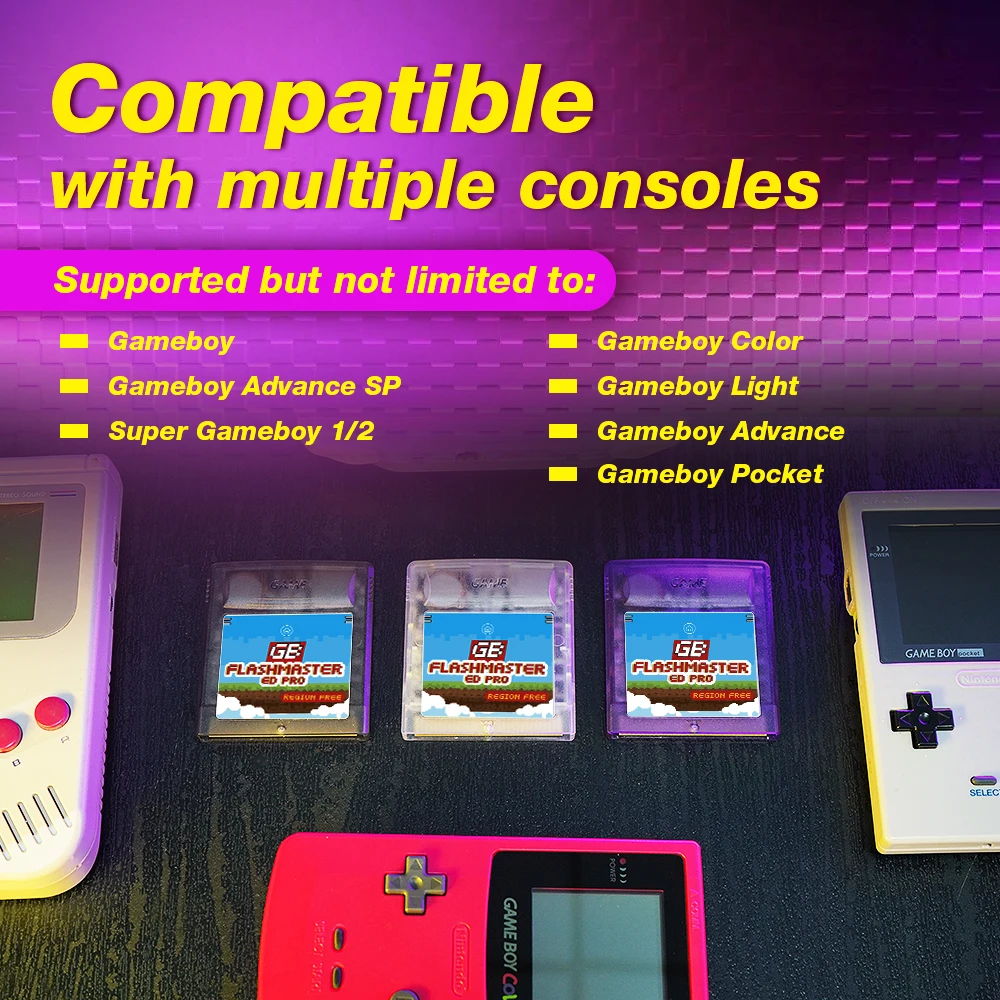 Игровая карта 1000 в 1 ГБ Gameboy Card OS V4 с игровой картой TF 8 для игровых консолей GB GBC SP
