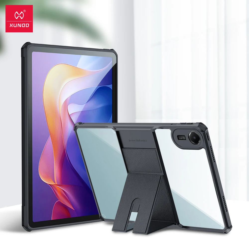 Фото Xundd для Xiaomi Redmi Pad 2 5G/4G 11 дюймов чехол для планшета подушка безопасности противоударный корпус с невидимым магнитным кронштейном-держателем чехол №1