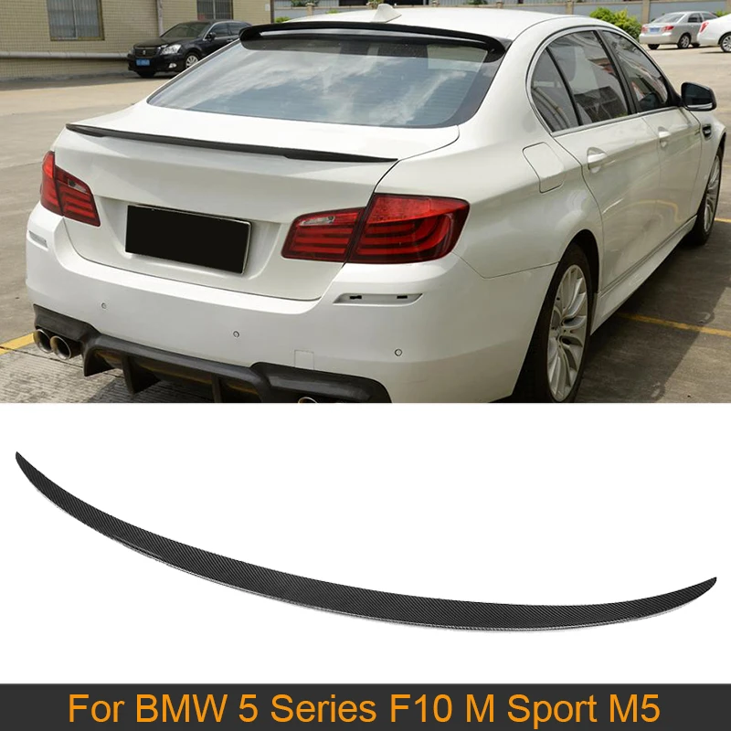 

Carbon Fiber Car Rear Spoiler Wing For BMW 5 Series F10 M Sport M5 2012-2016 520i 525i 528i 530i 535i 550i 518d Non Convertible
