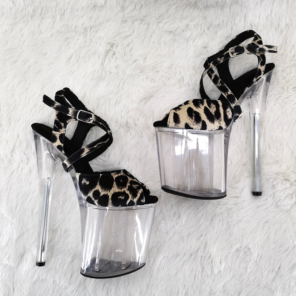 Leecabe 8Inch/20cm Women's Platform Sandals  party High Heels Shoes Pole Dancing Shoes