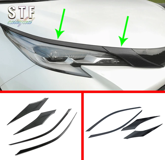 Накладка на фару из АБС-пластика для Toyota Sienna (XL40) 2021 2022 автомобильные аксессуары