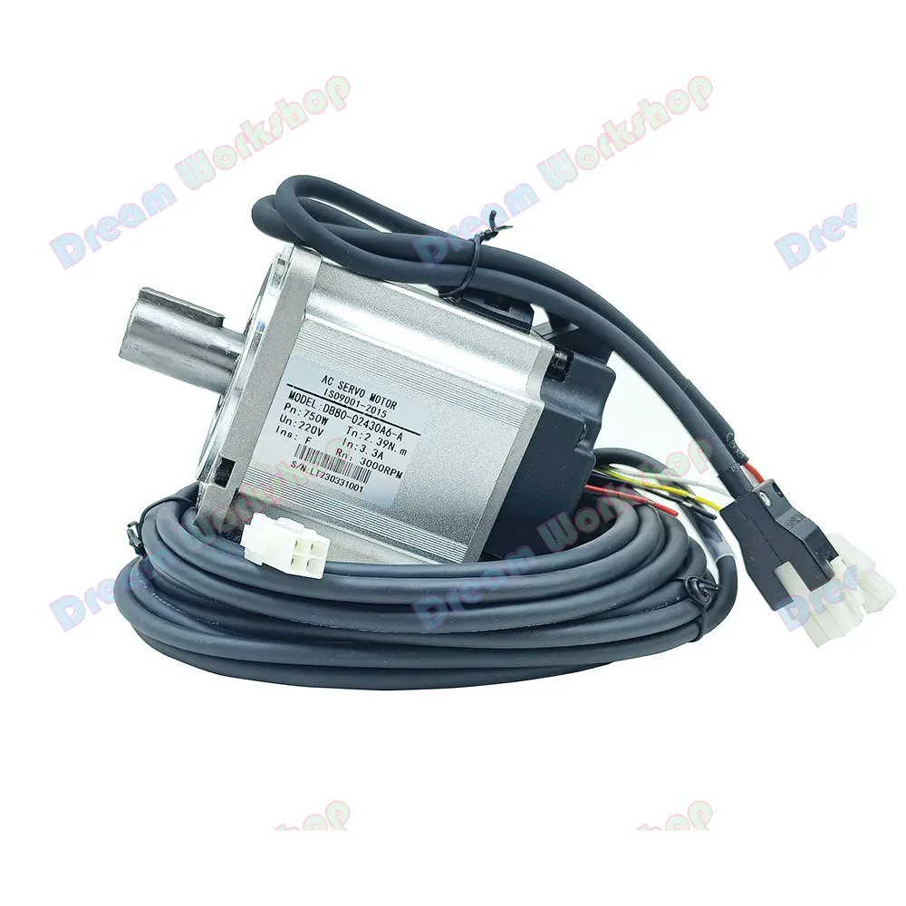 Серводвигатель переменного тока 220 В 40/80/маленький 2 39 Н.М. Сервомотор 3000 об/мин 0 4