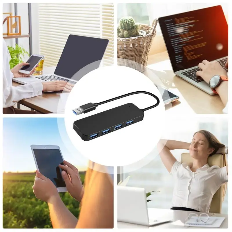 Высокоскоростной разветвитель с 4 портами USB 3 0 для ПК компьютерные аксессуары