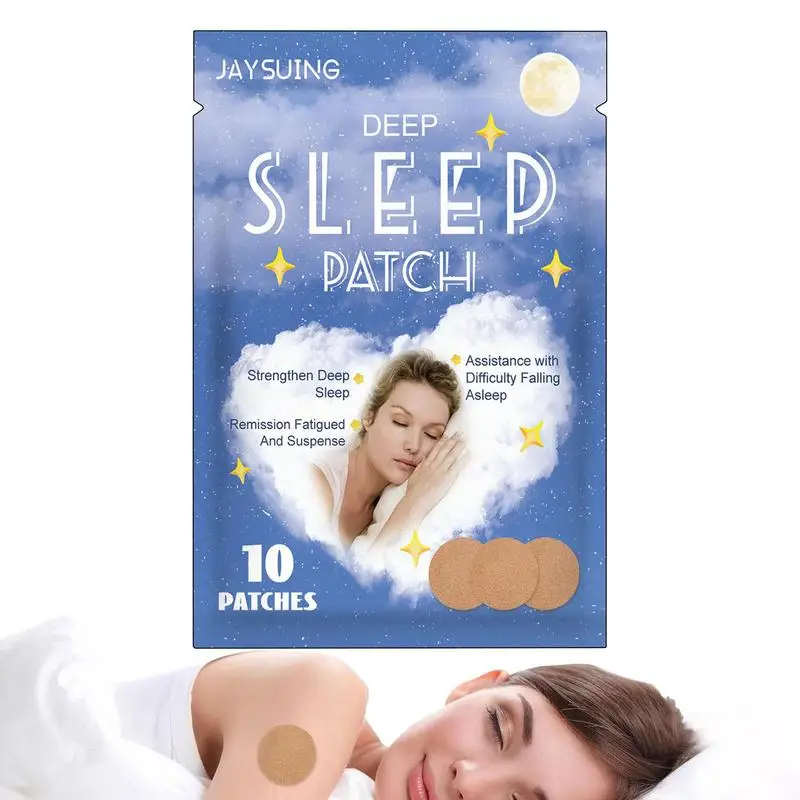 

Sleeping Patches 10Pcs Night Supplement Skin-Friendly For Men Deep Relaxation Sleep Patches For Travel Jet Lag Dormitory Home