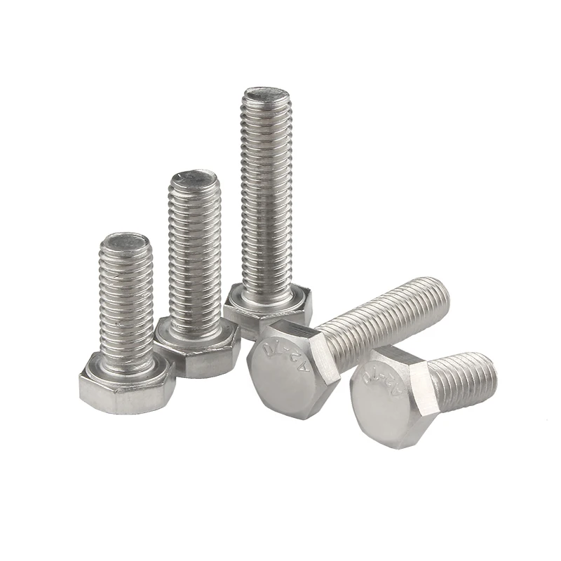 

10 шт. M6 M8 A2 304 Метрическая резьба из нержавеющей стали DIN933 стандартная Шестигранная головка винтовой Болт резьба диаметр 6 мм 8 мм