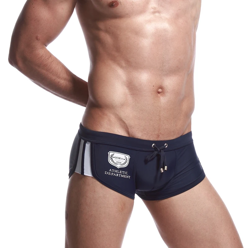 Мужские брюки Seobean с индивидуальной талией для пляжного плавания быстросохнущие