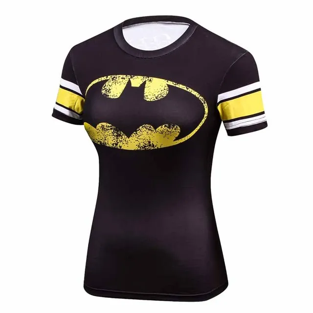

2023 3D Printed Comics T-Shirt Women Compression Short Sleeve Fashion Summer Women T Shirt Cosplay Costume For Female Tops Tees
