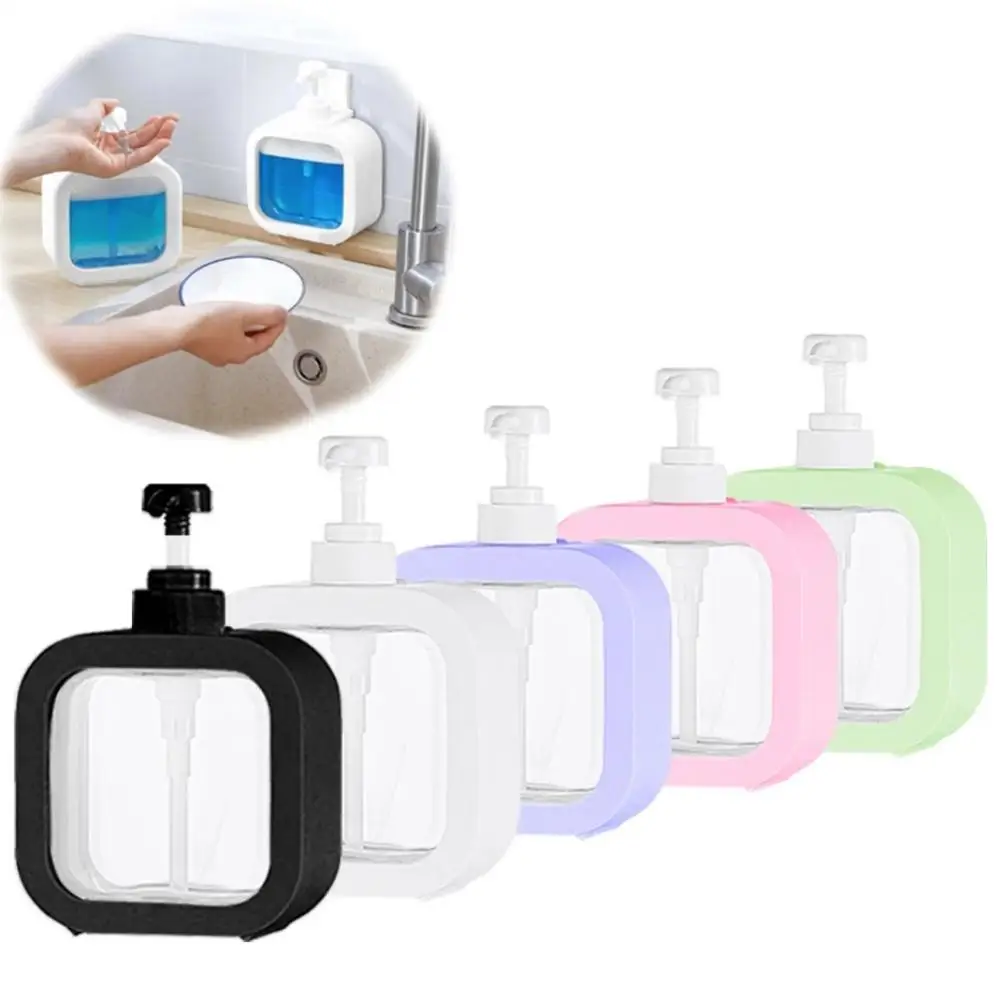 

New 300/500ML Home Liquid Soap Dispenser Shampoo Hand Soap Laundry Liquid Sub Bottling Press Type Bathroom Shower Gel Bottle