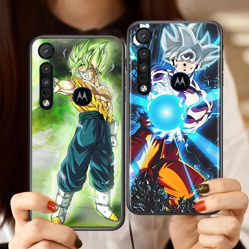 

Anime Goku Dragon Ball For Motorola Moto G9 G8 E7 G Stylus Power Lite One Macro Hyper Fusion Edge Plus Black TPU Phone Case