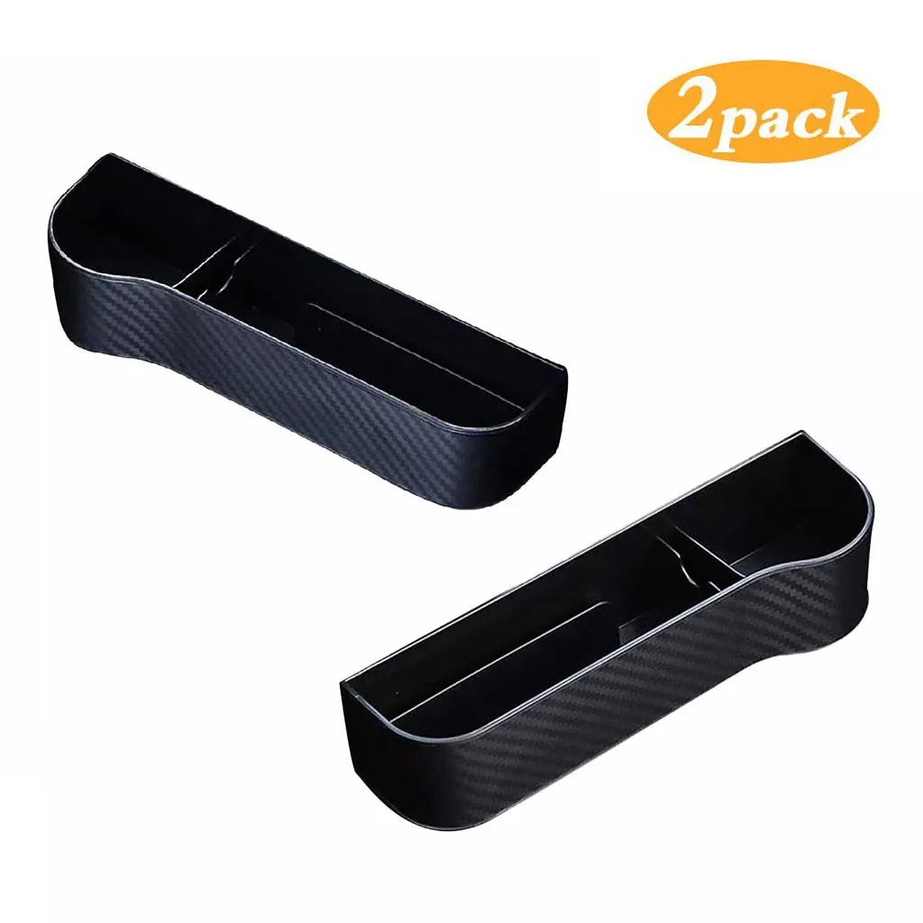 

2Pcs Leather Car Seat Organizer Holder Organizer Multifunctional Car Seat Gap Storage Box Seat Seam Pockets Trunk Organizer