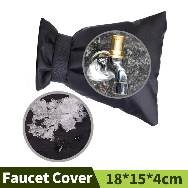 

Waterproof Outside Tap Covers Oxford Cloth Protection Covers Outdoor Frost Insulated Faucet Cover Kitchen Faucet Accessories