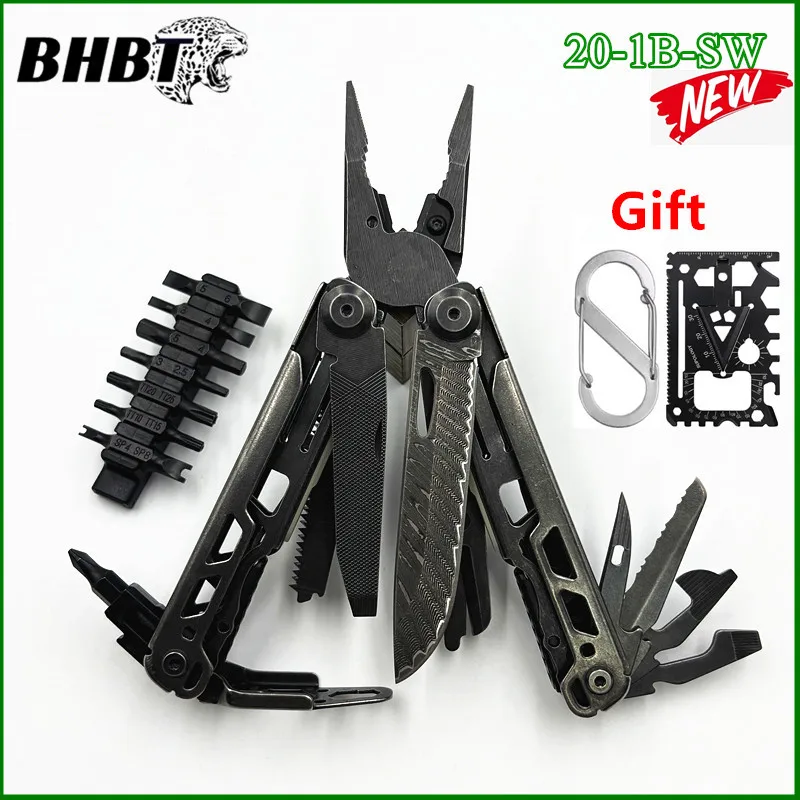 

Многофункциональные плоскогубцы BAIHUABAO 19 в 1 с дамасским лезвием