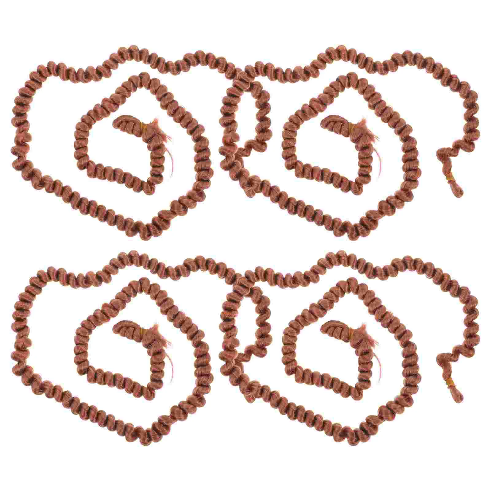 

4 шт., Детские парики для волос