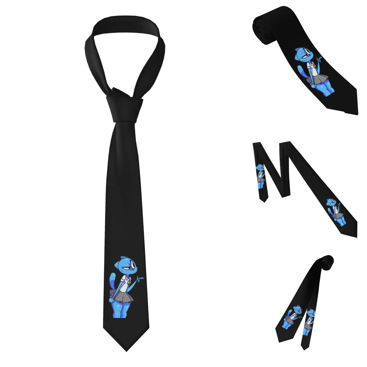 Николь Гамбол Ваттерсон галстук для мужчин шелковый полиэстер 8 см галстуки