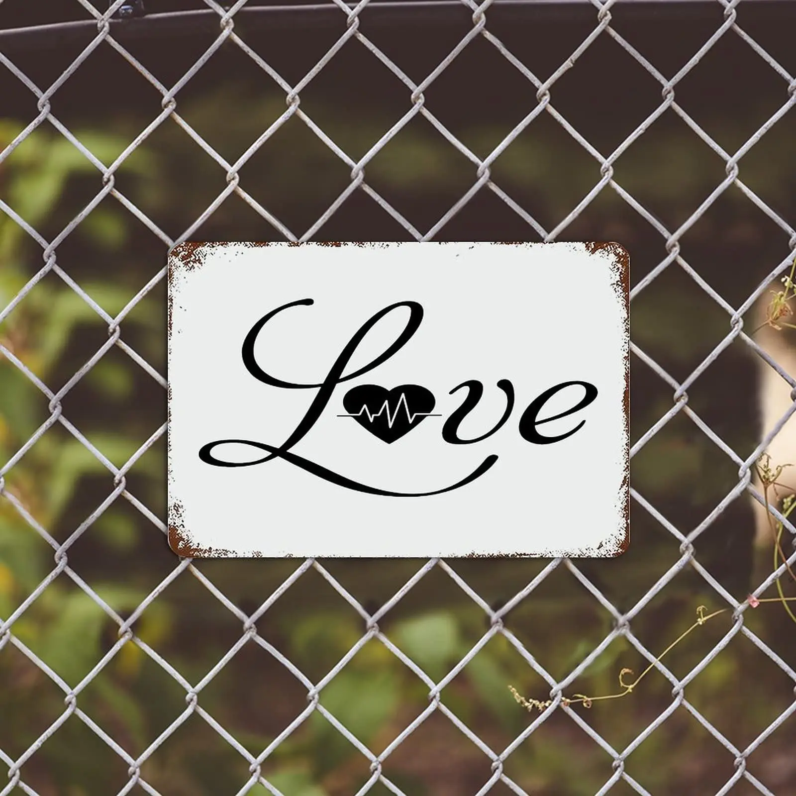 Вдохновляющий девиз металлический знак любовь жестяные знаки абстрактный декор