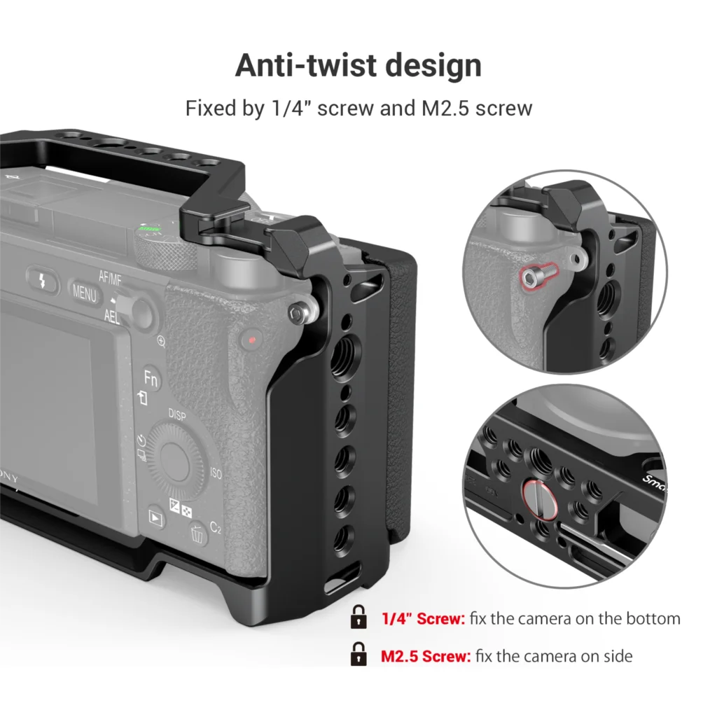 Оснастка SmallRig DSLR sony a6400 для камеры с силиконовым фотоэлементом и холодным