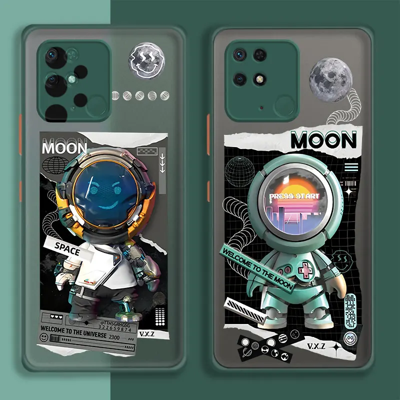

Eyes Mechanical Astronaut Cell Soft Edge Shockproof Case for Xiaomi Redmi 10 9 8 7 6 5 4 Pro 6A 9C 6Pro 8A K40 K30 4X 7A 9T 9A