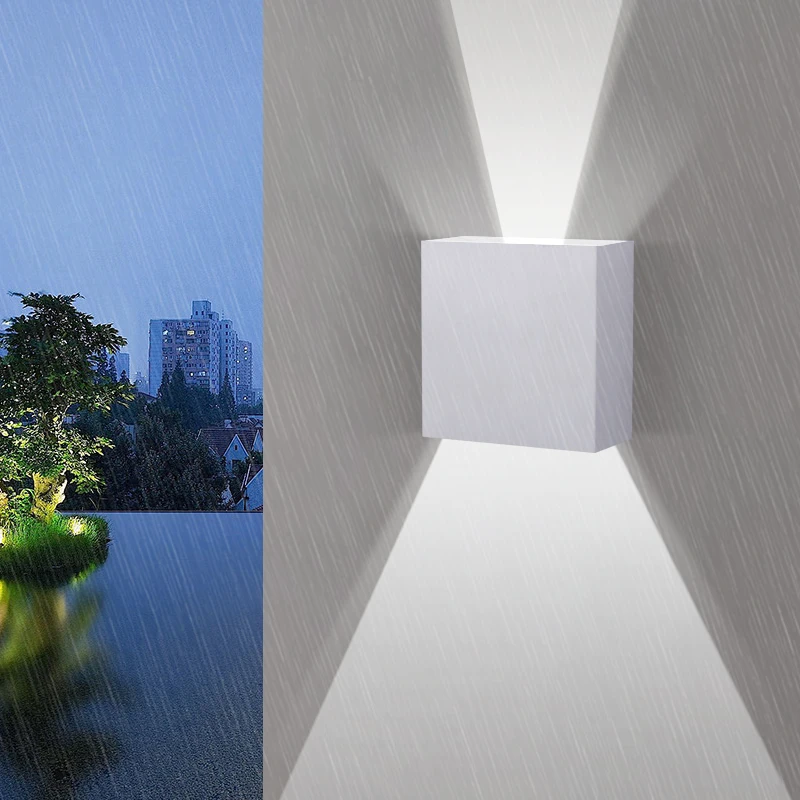 Настенная лампа светодиодный наружное водонепроницаемое бра для балкона