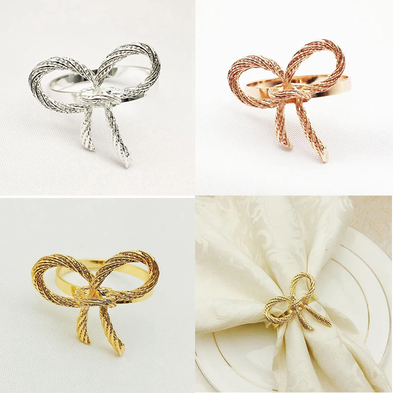 

Napkin Ring Home Wedding Butterfly Buckle Party Tableware Decoration
