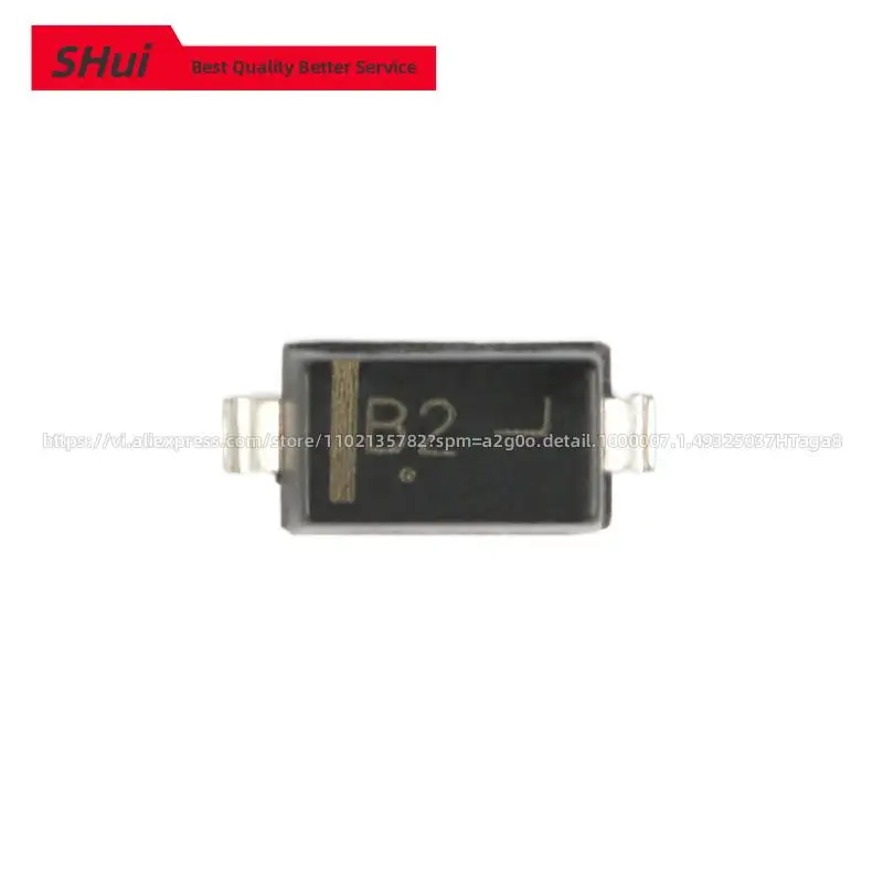 10 шт. MBR0520LT1G B2 SOD-123 20В/500мА SMD диод Шоттки оригинальный
