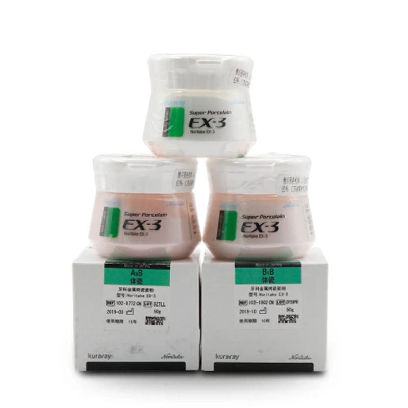 

Noritake Super Porcelain EX-3 (50g) Porcelain Powder Dental Lab Consumables Porcelain For Teeth