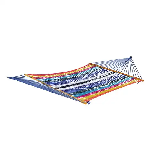 

Hammock w/ Spreader Bars - Multi-Color, 77" L x 48" W