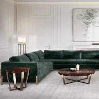 light luxury sofa large apartment villa corner sofa post modern minimalist living room custom l shaped fabric sofa