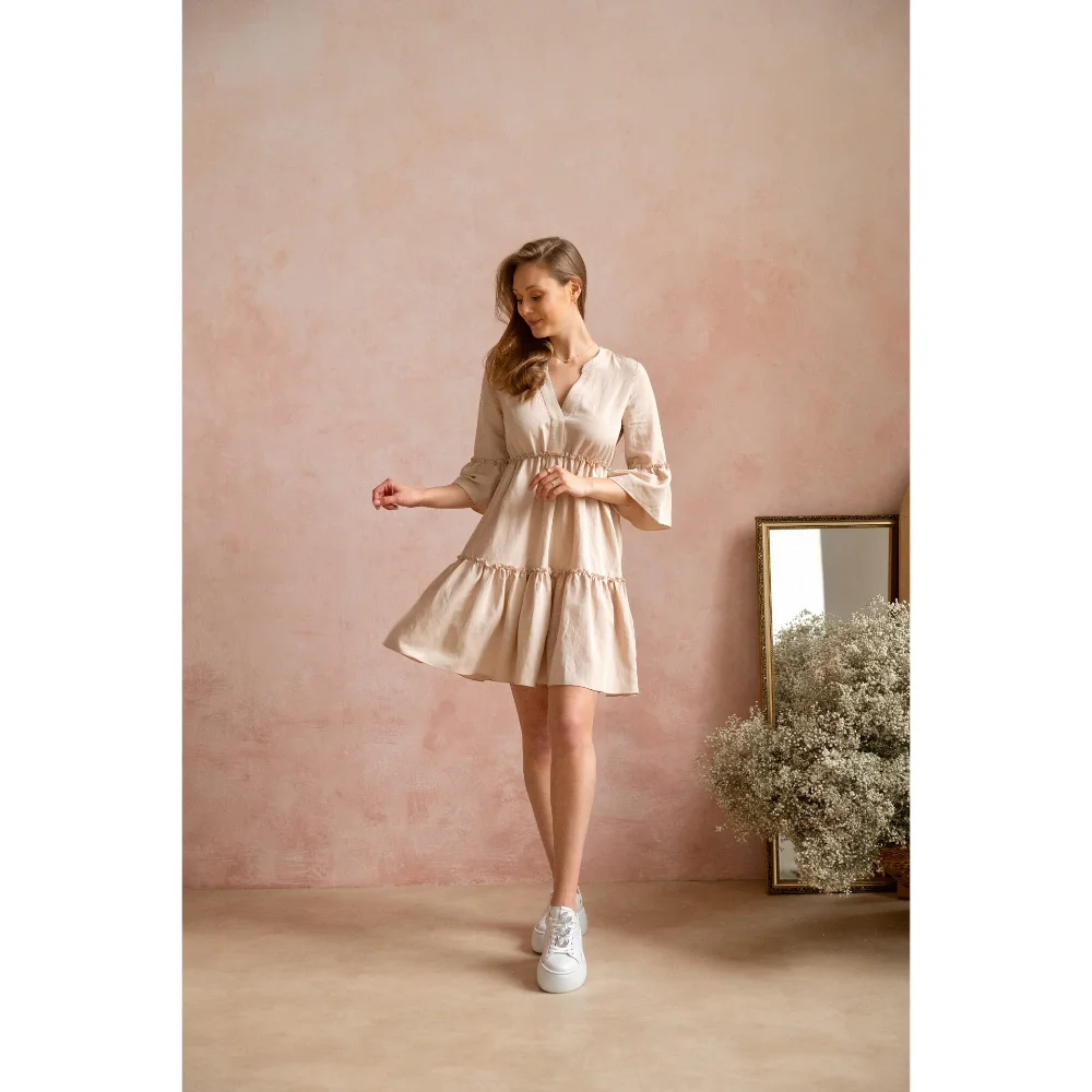 

Платье с V-образным вырезом, платье с принтом для женщин, летние платья для женщин, подходит для лета в помещении и на открытом воздухе