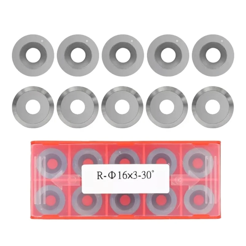 

10 шт. Токарные вставки, резаки, замена круглого квадратного токарного инструмента, практичная карбидная вставка, резаки, аксессуары KXRE