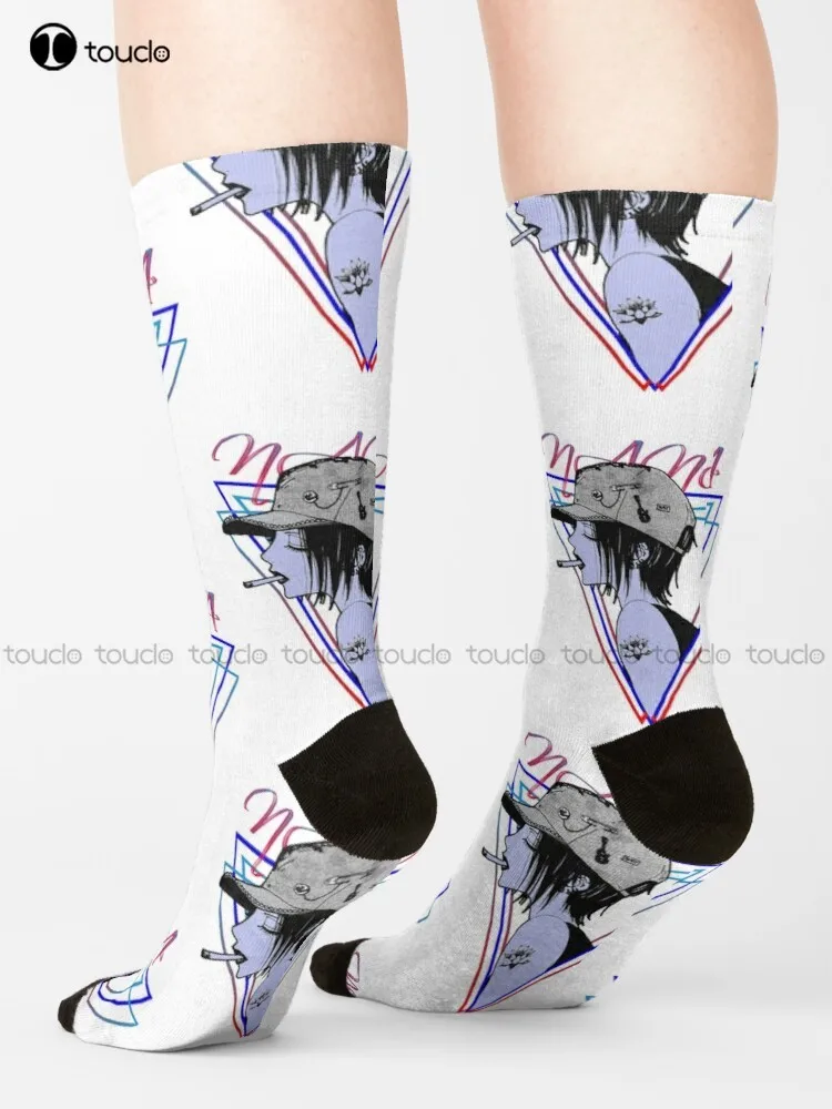 

Nana Anime Socks Cozy Socks Personalized Custom Unisex Adult Teen Youth Socks 360° Digital Print Hd High Quality Harajuku Gift