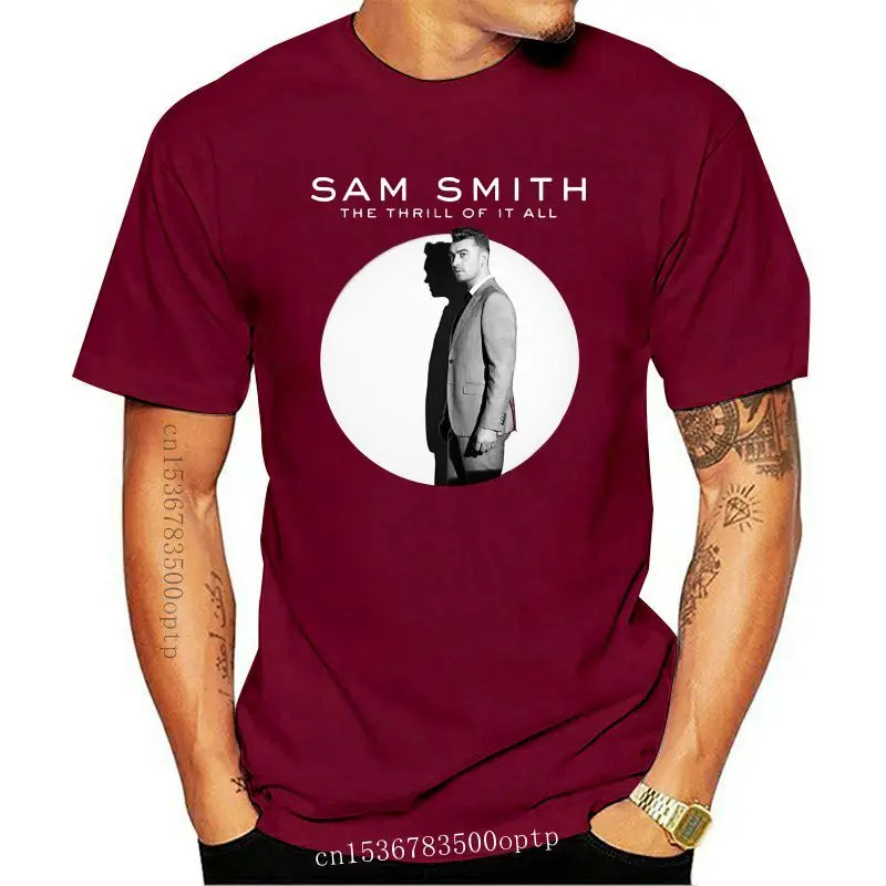 

Man Clothing New Sam Smith Tour Men's Black Mens T-Shirt Fashion Cotton Tops Size S-4XL