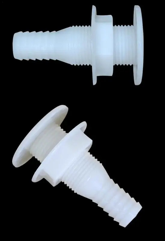 

White Hose Boat Drain Bilge Pump Plumbing Fittings Marine Boat Thru Hull Fitting Connector Drain Vent Hose Supplies For Yacht