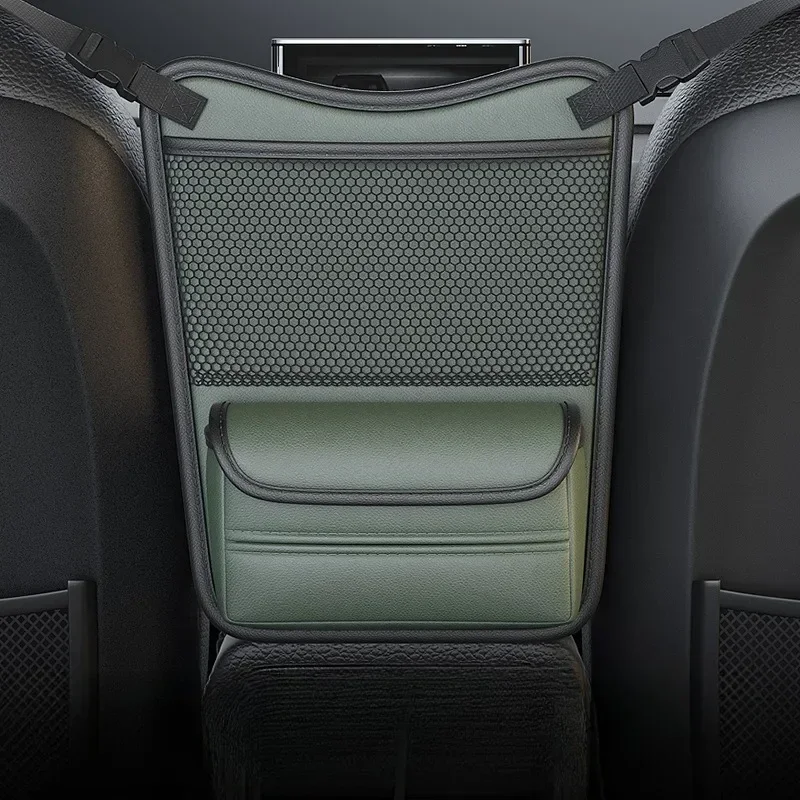 Кожаное автомобильное сиденье средняя вешалка сумка для хранения автомобильный