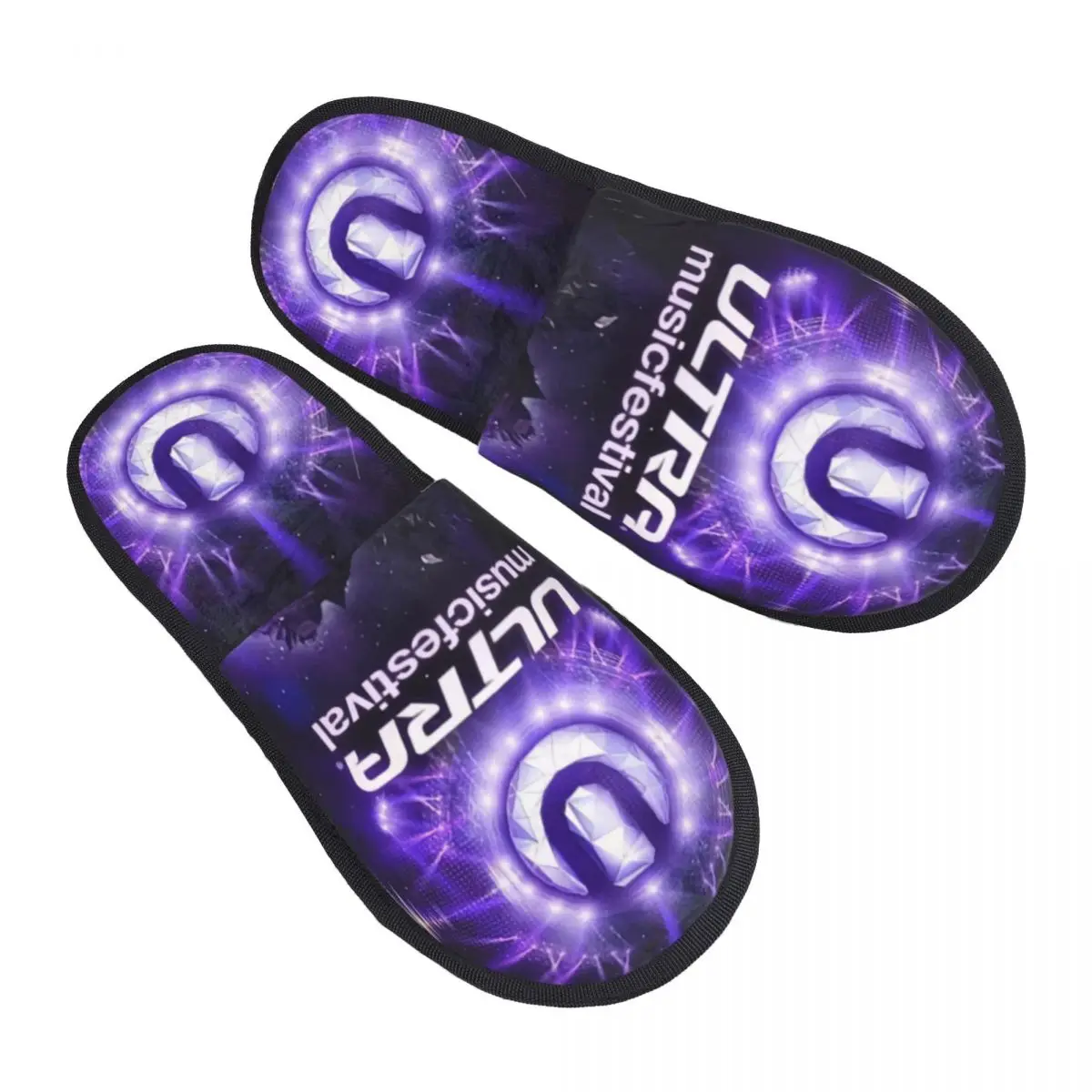 

Тапочки для гостей сверхмузыкального фестиваля для ванной комнаты, женские домашние тапочки с принтом на заказ