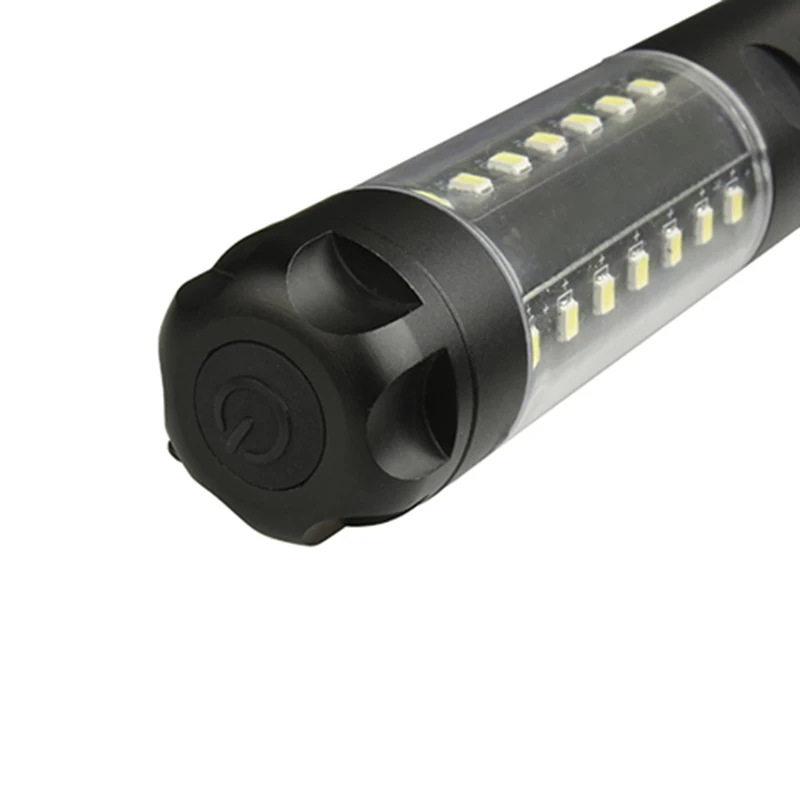 Светодиодный фонарик XM-L T6 со встроенным аккумулятором 18050 и 28 светодиодами SMD 2835