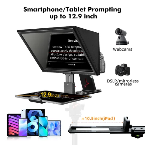 Телесуфлер для камеры Desview T12S