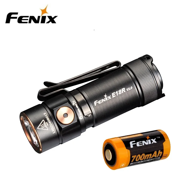

FENIX E18R V2.0 1200 lumens high-performance EDC Flashlight included ARB-L16-700P rechargeable Li-ion battery