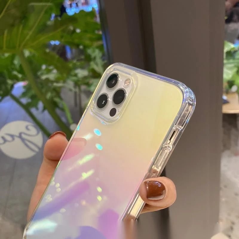 

Силиконовый чехол для iPhone 12 Pro Max 7 8 Plus X XS XR 11 SE Mini aurora