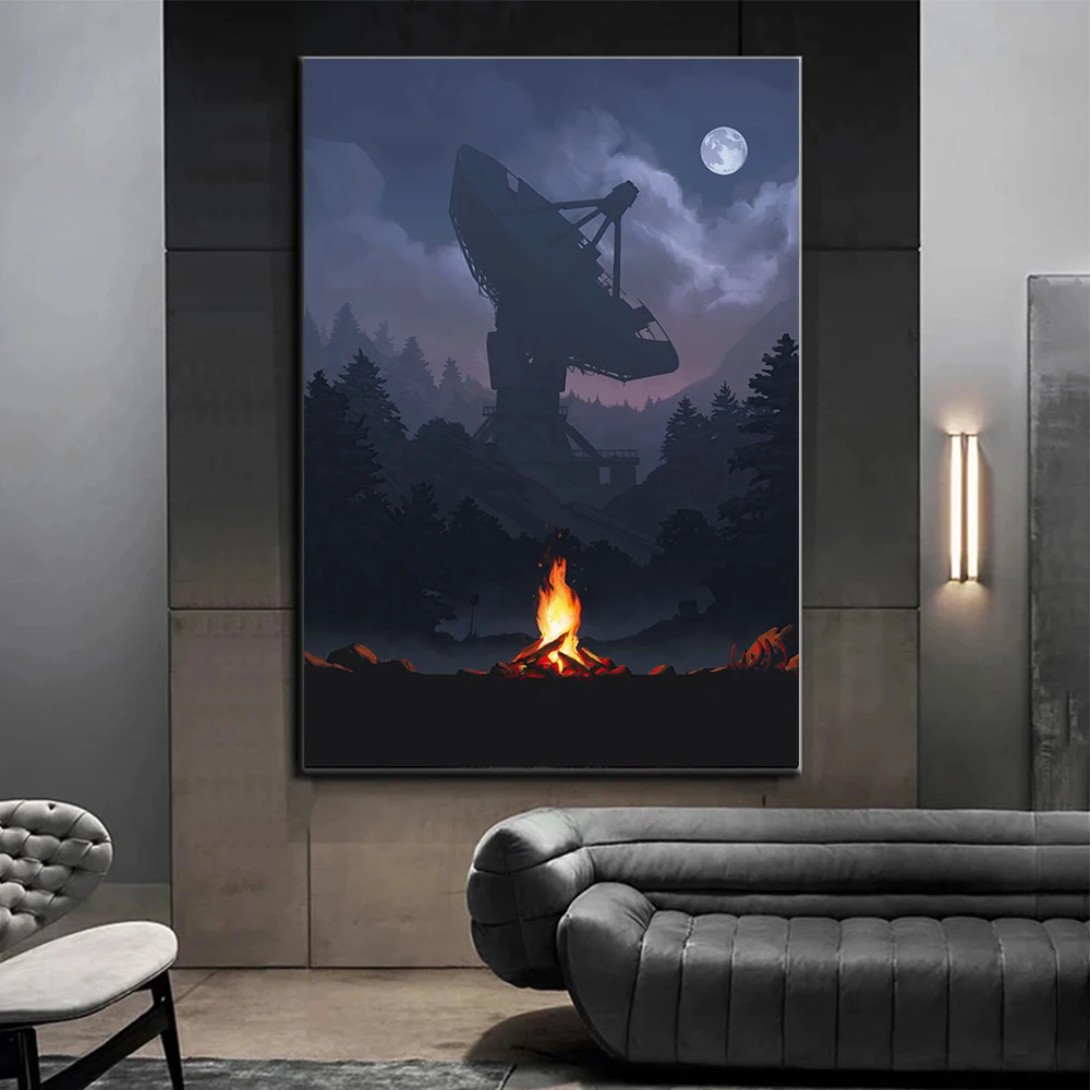 

Modern RUST Survival Game Scientist HD Canvas Painting Wall Art Poster and Print Living Room Bedroom Home Gift Pop Picture Decor