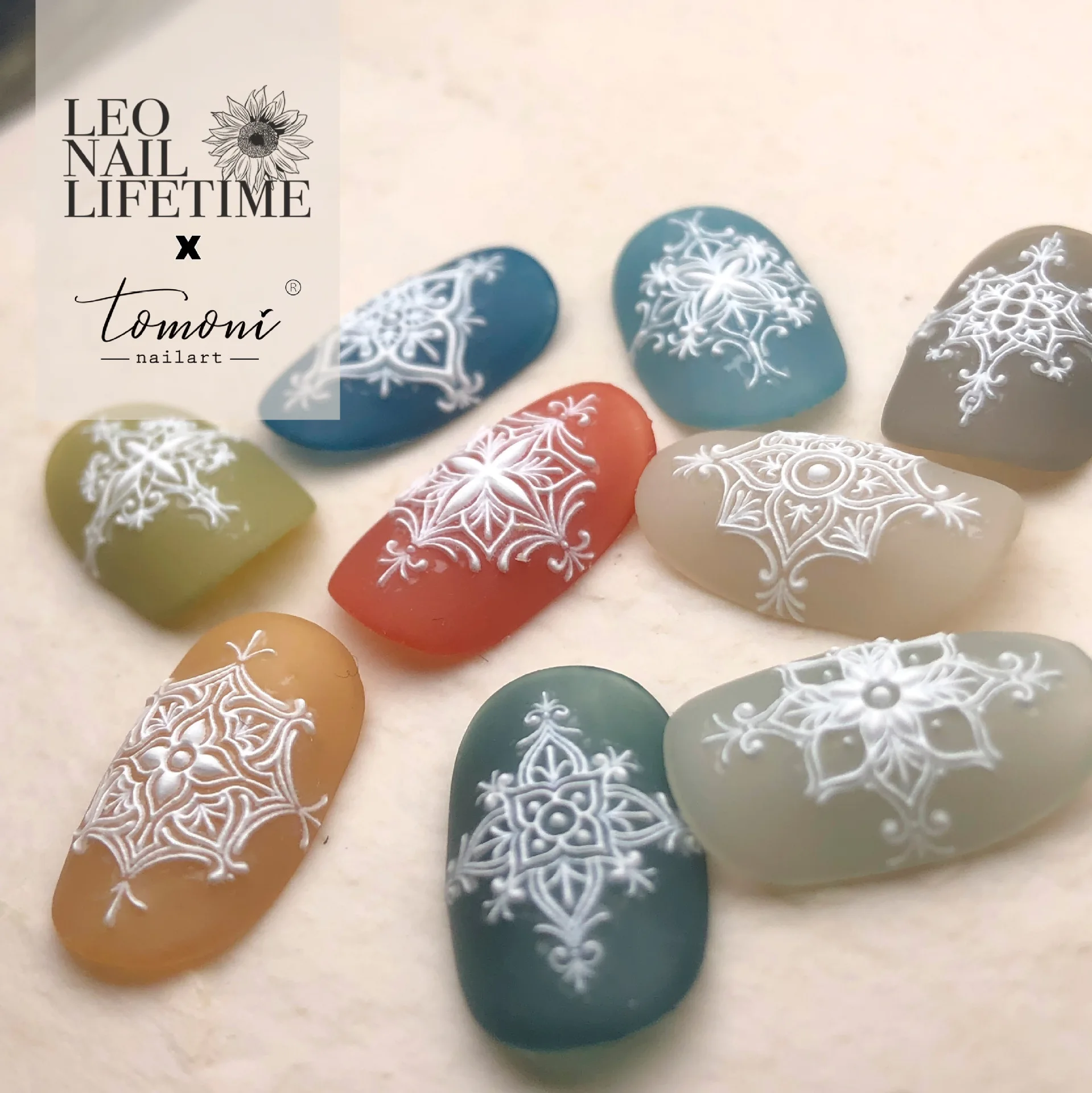 Богемные наклейки для ногтей Tomoni 5D наклейка женщин бумажная Элегантная вышивка в