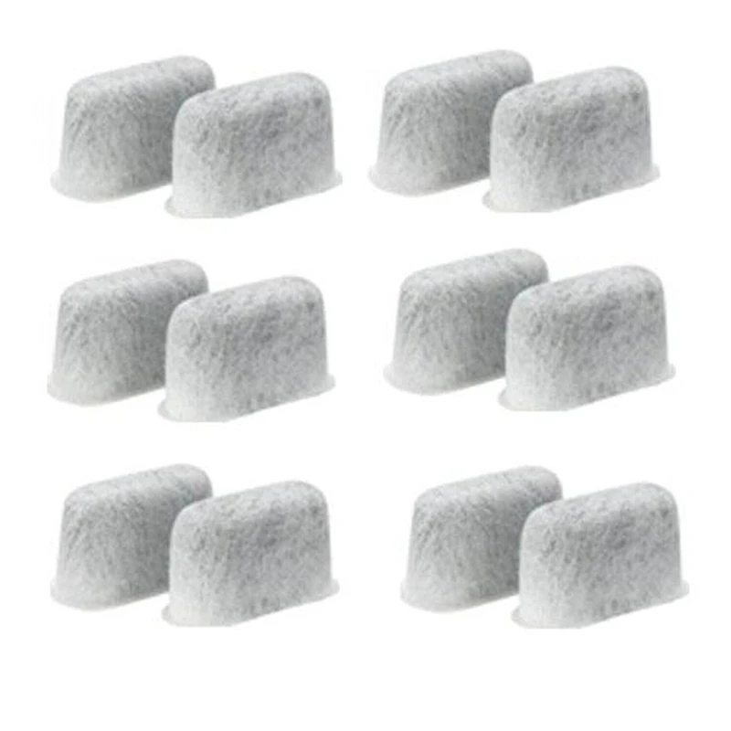 

12 Pack Replacement Charcoal Water Filters for ALL Cuisinart Coffee Makers, DCC-RWF