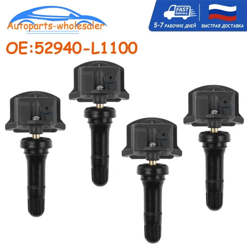 

4 Pcs Car 52940-L1100 52940L1100 New TPMS Tire Pressure Sensor Monitor 433MHz For 2019-2020 Hyundai Sonata DN8 for KIA Seltos