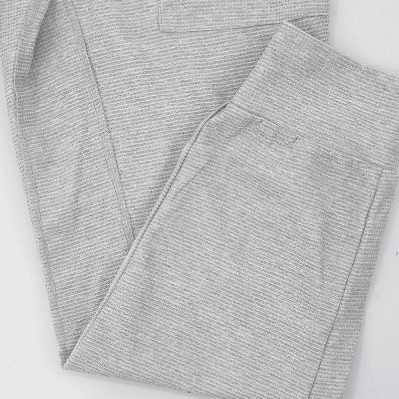 Брюки мужские эластичные приталенные повседневные модные однотонные штаны для