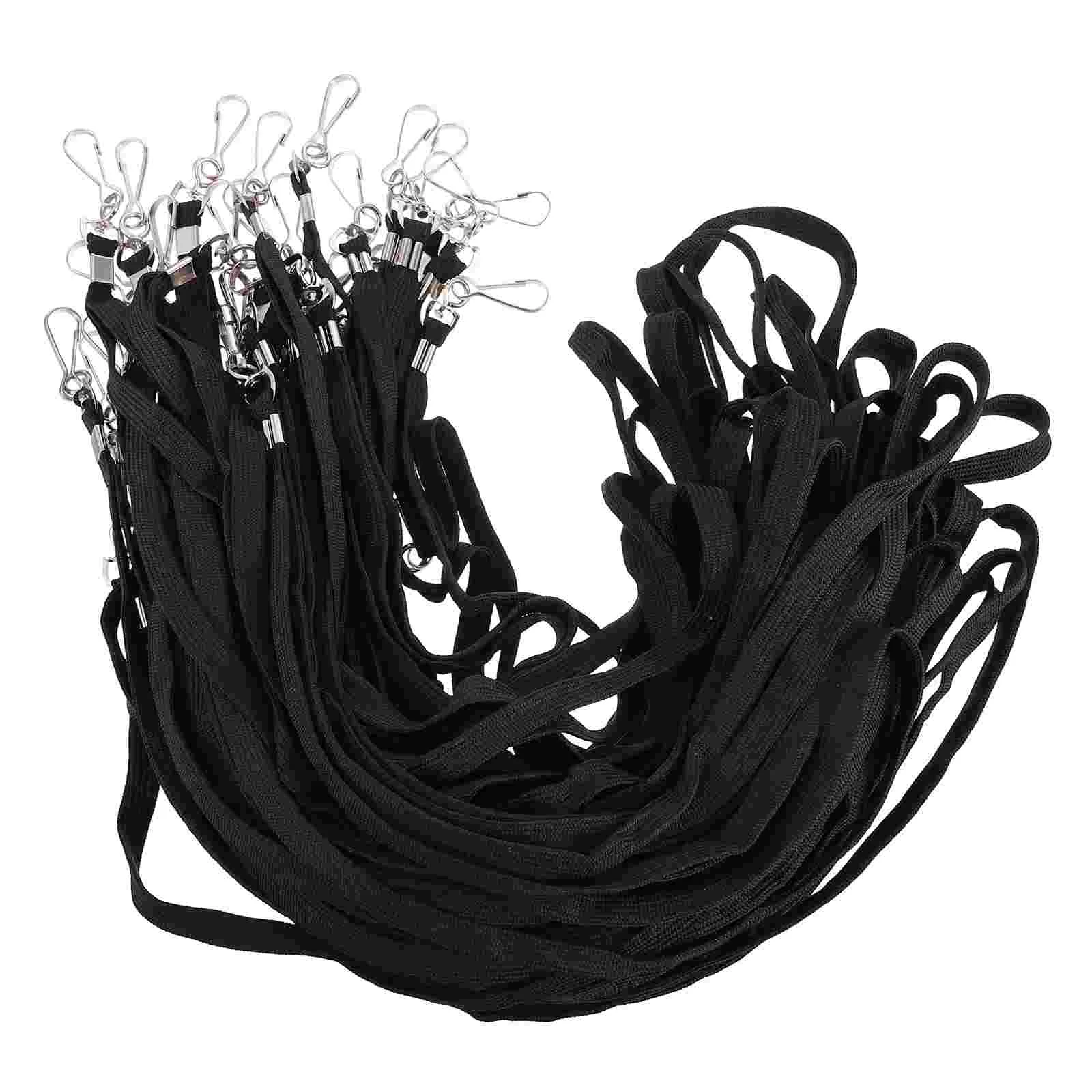 

50Pcs Work Cards Hanging Strap License Lanyard Straps ID Cards Holder Ropes