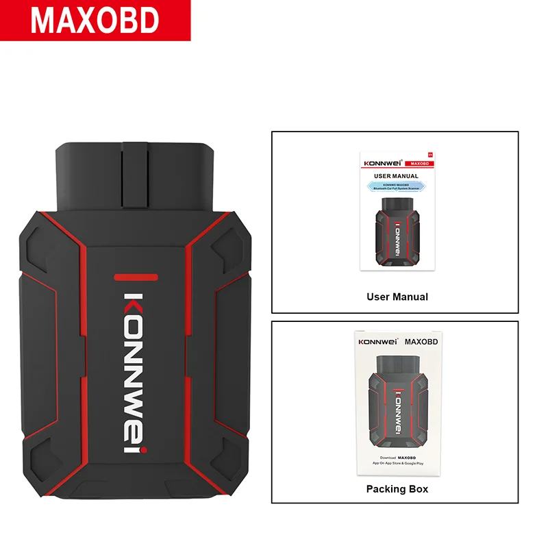 

Диагностический Инструмент KONNWEI MAXOBD С Bluetooth Для Полной Диагностики Системы OBD, Мониторинга Состояния Аккумулятора