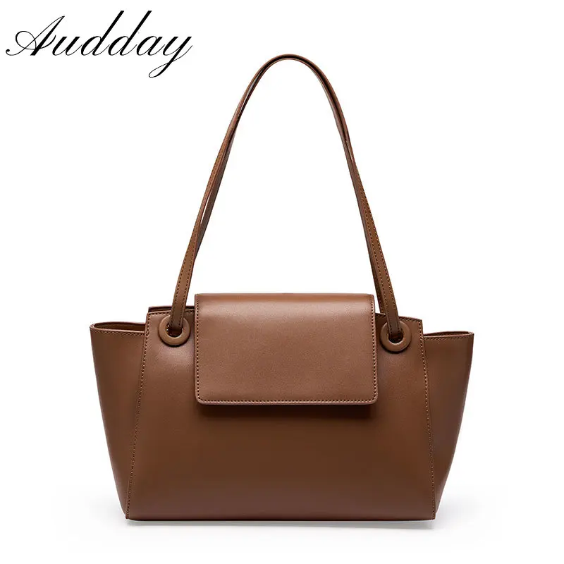 

Сумка-тоут женская из натуральной кожи, Роскошный дизайнерский саквояж на плечо большой вместимости, Повседневная Винтажная сумочка, цвет черный/коричневый, 2023