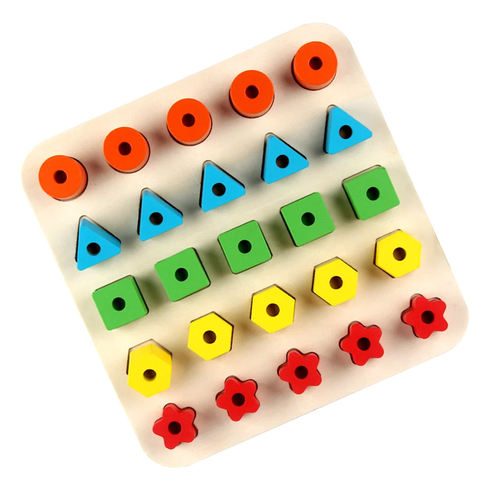 

Shape Matching Toys Brain Training Geometric Blocks Education Plaything Children Educational