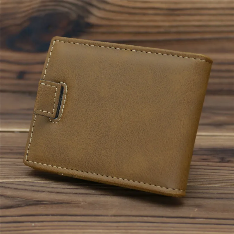

Money Clip Vintage Frosted Pocket Wallet Credit Card Holder Anti Magnetic RFID US Dollar Clip for Men's PU Pickup Bag Card Case